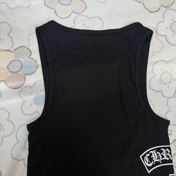 Chrome Hearts Black Sleeveless Lettering Top - Picture 7 of 7